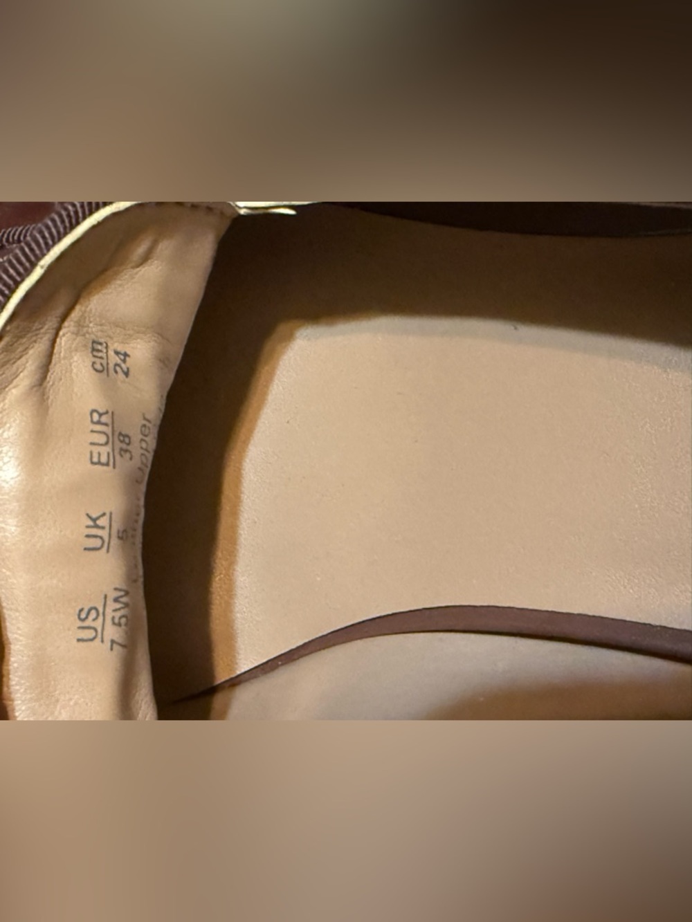 Naturalizer Callie-Moc brown croc leather loafer pump Sz 7.5 - Picture 5 of 6